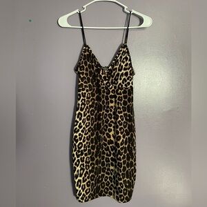 SHEIN cheetah print dress
